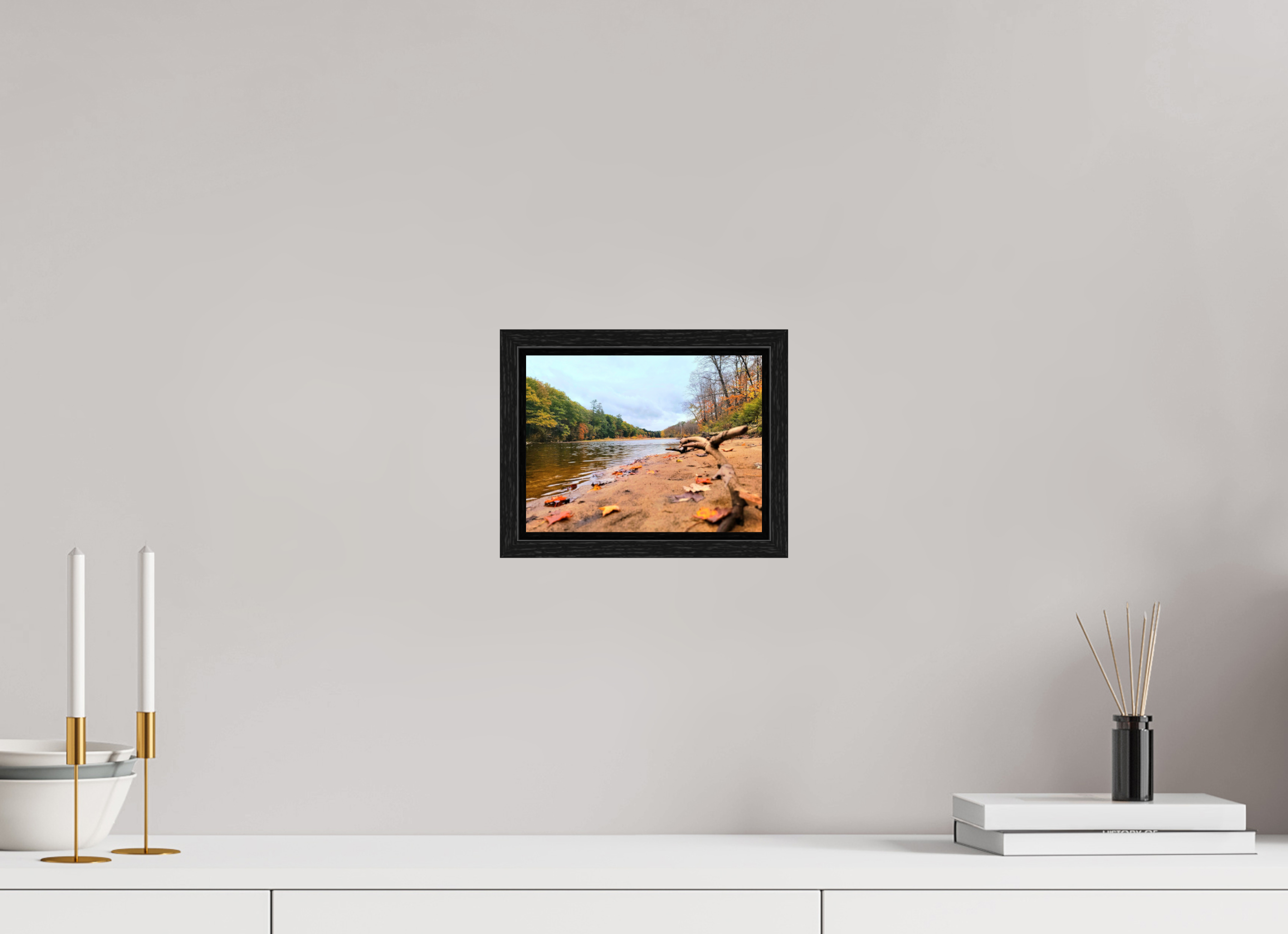 8 x 6″, Floater Frame The Rivers Resting Place