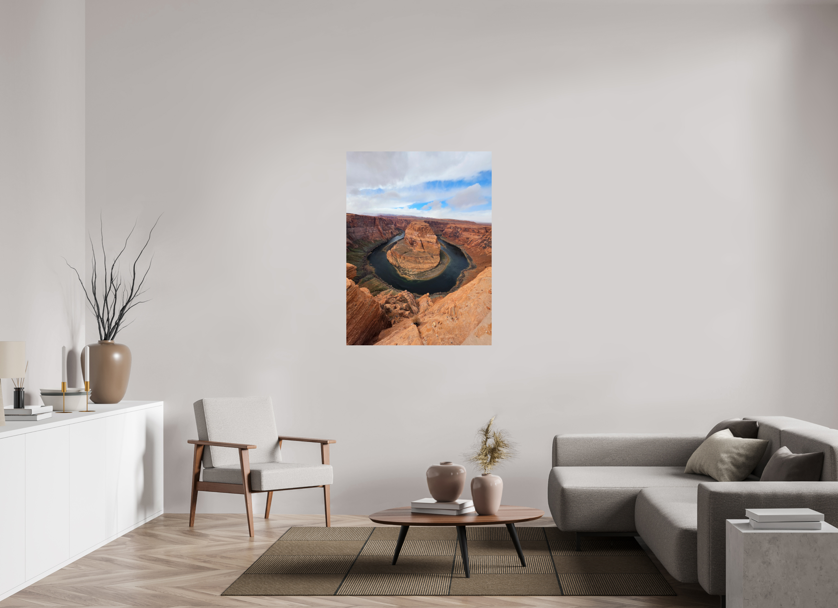 36 x 48″, Photo Print On Fuji Crystal DP II The Horseshoe carved by time