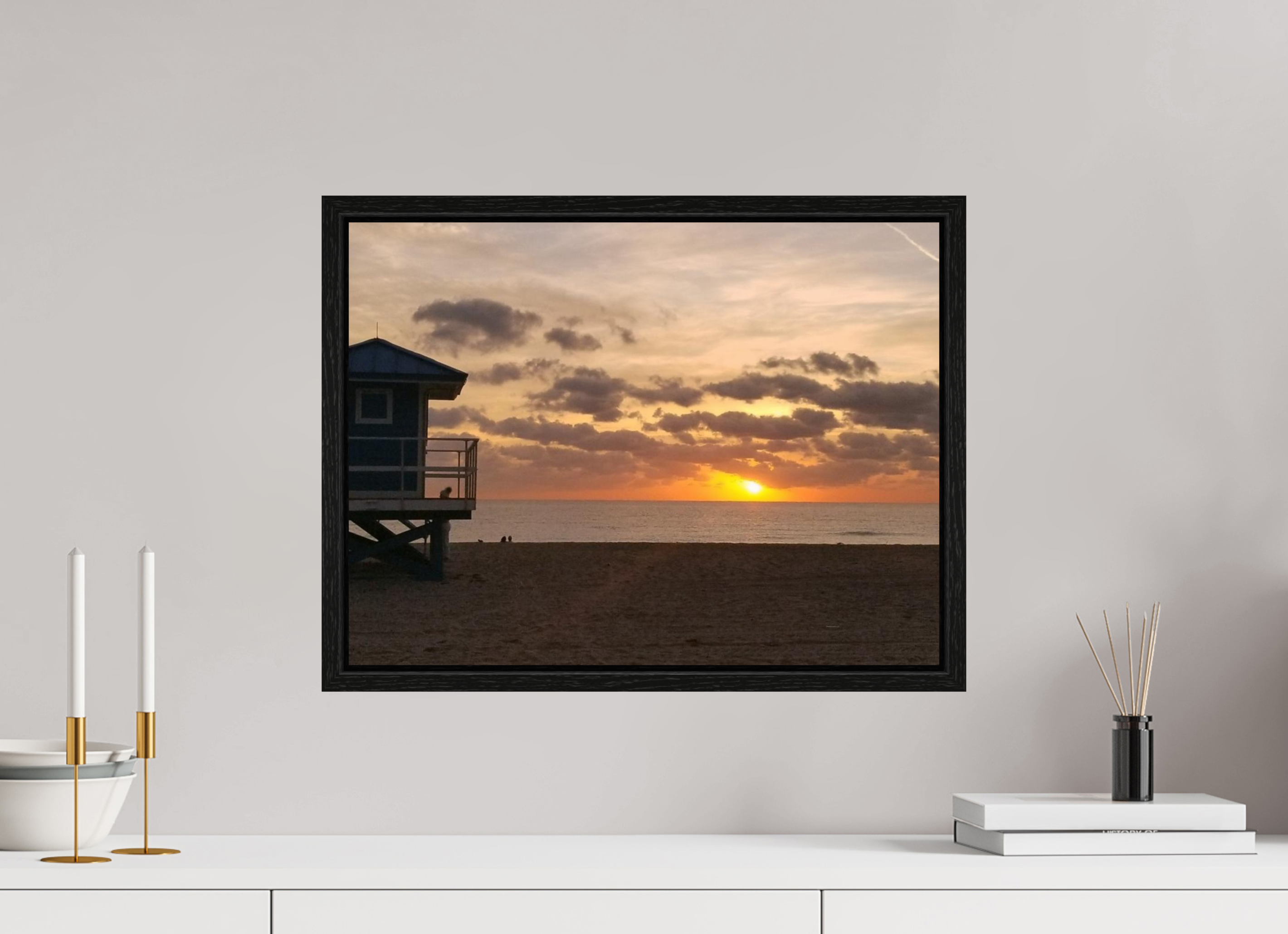 20 x 15″, Floater Frame The Hampton Sky