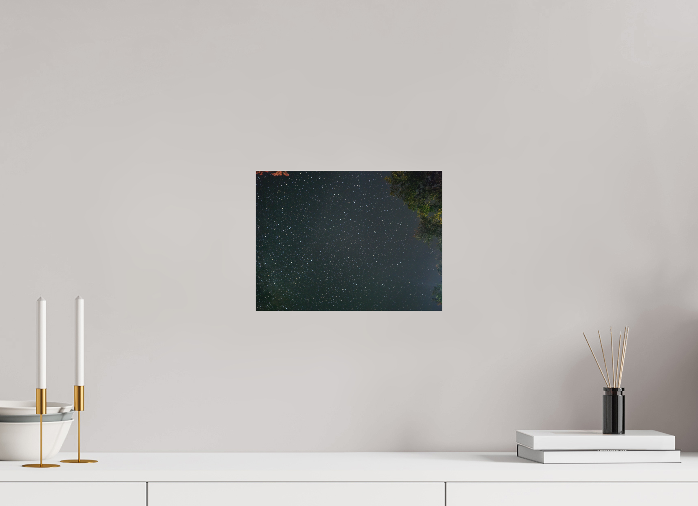 12 x 9″, Photo Print On Fuji Crystal DP II Summer night sky