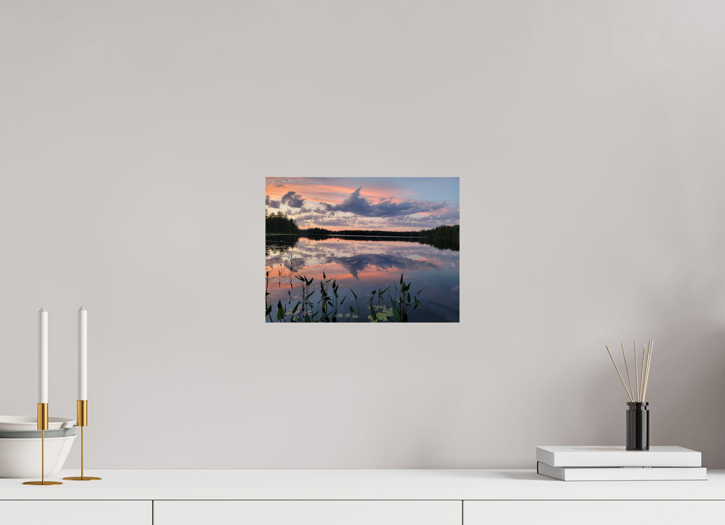 12 x 9″, Photo Print On Fuji Crystal DP II Sugared Sky Reflections