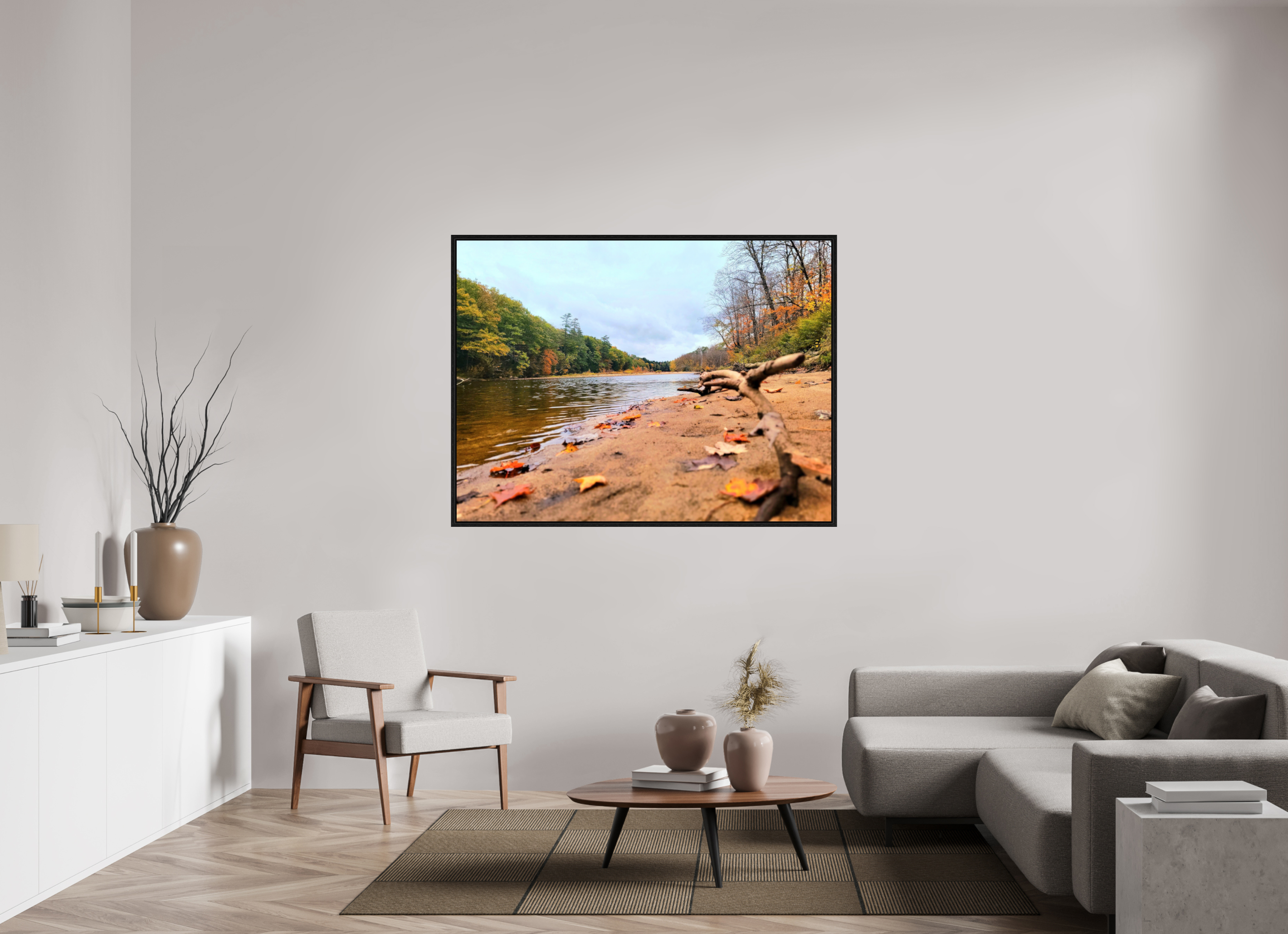 60 x 45″, Floater Frame The Rivers Resting Place
