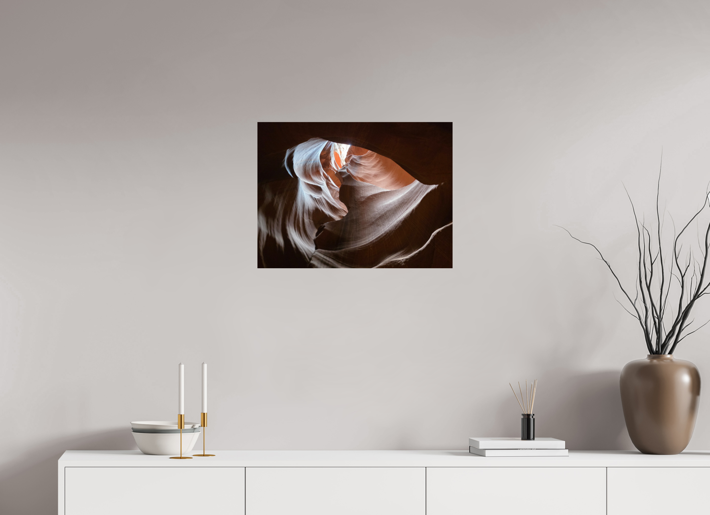 24 x 18″, Photo Print On Fuji Crystal DP II The Hidden Heart of Antelope Canyon