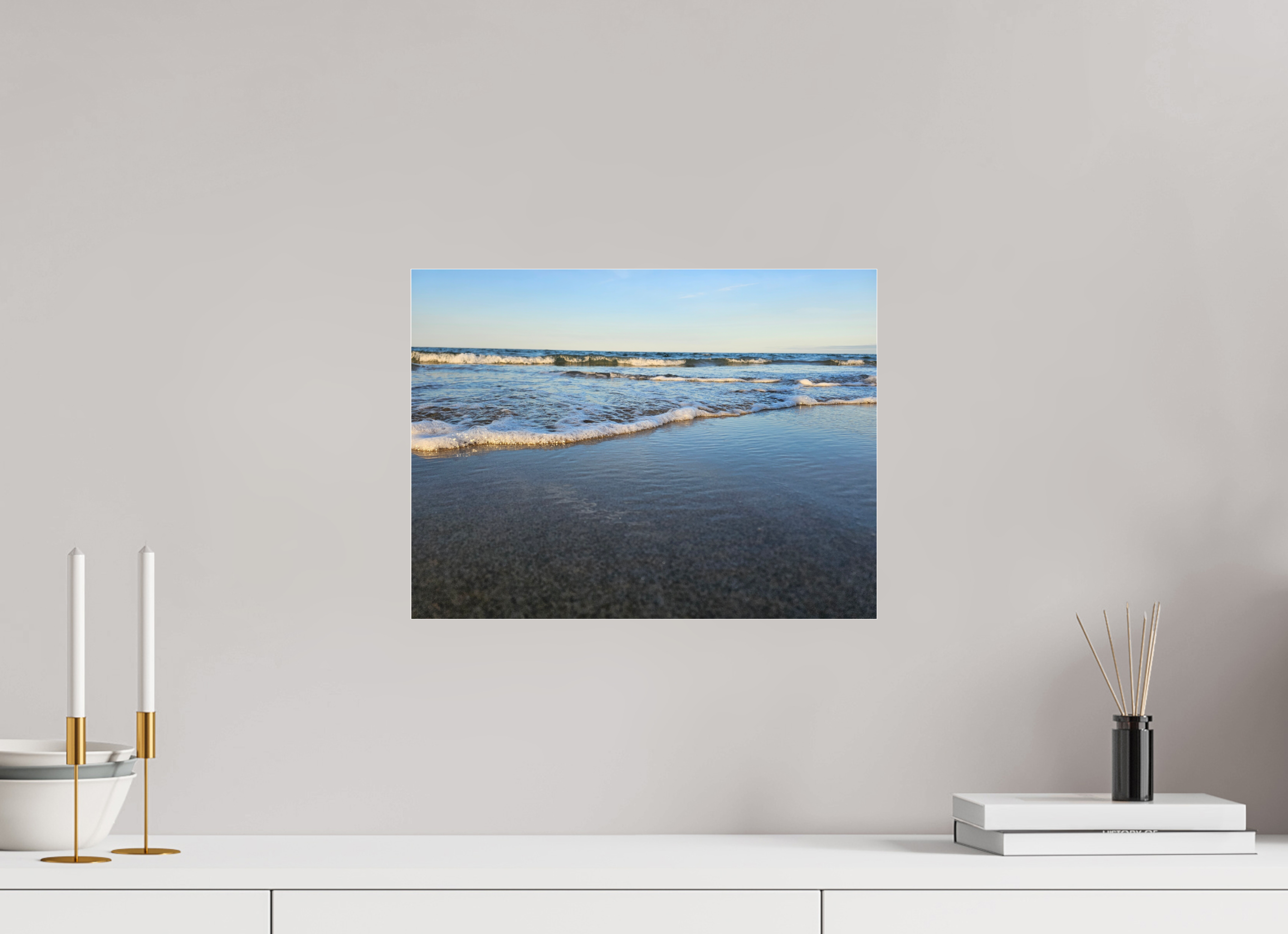 16 x 12″, Photo Print Under Acrylic Glass The Quiet Shore