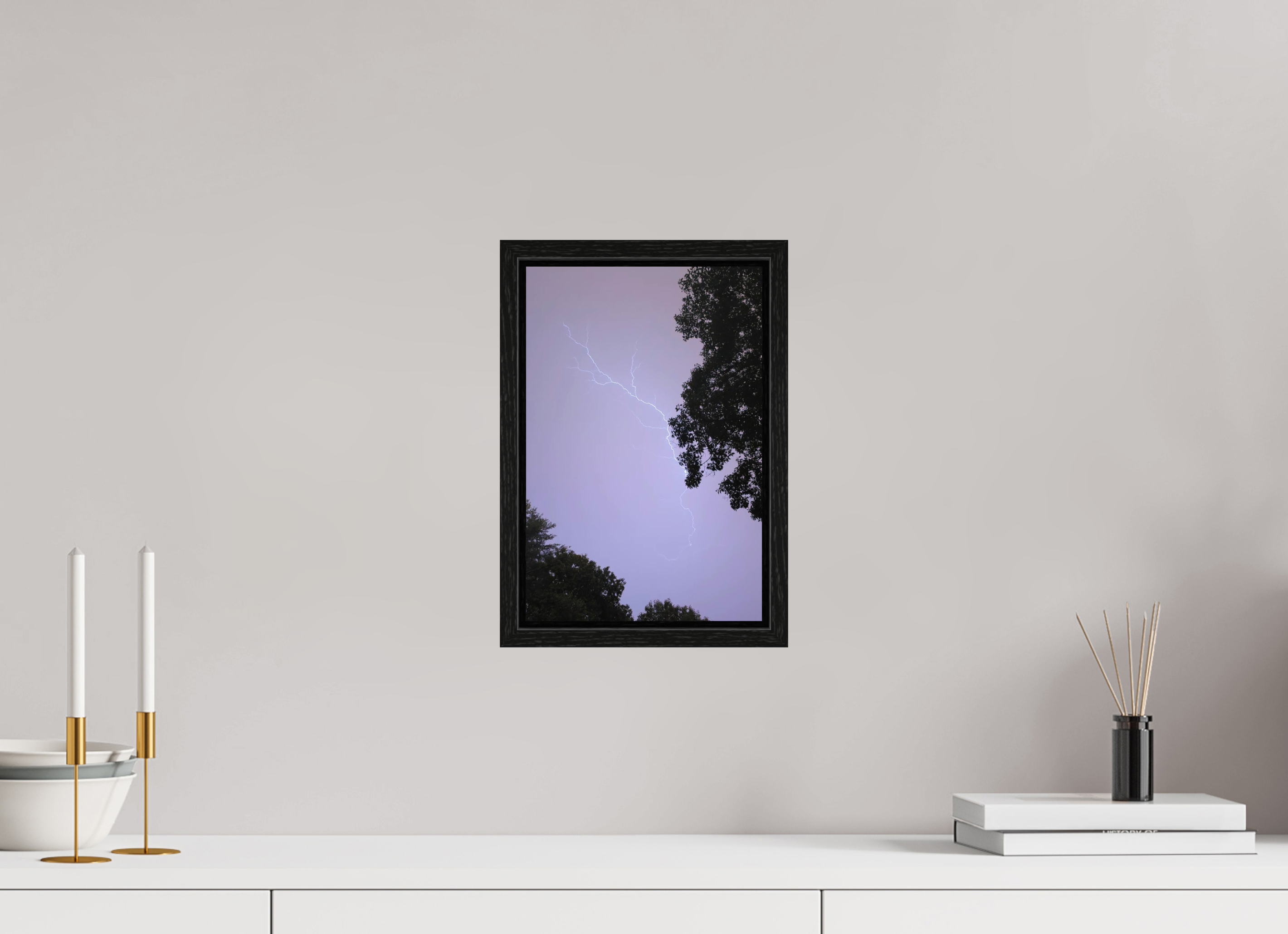 8 x 12″, Floater Frame The Mad Sky