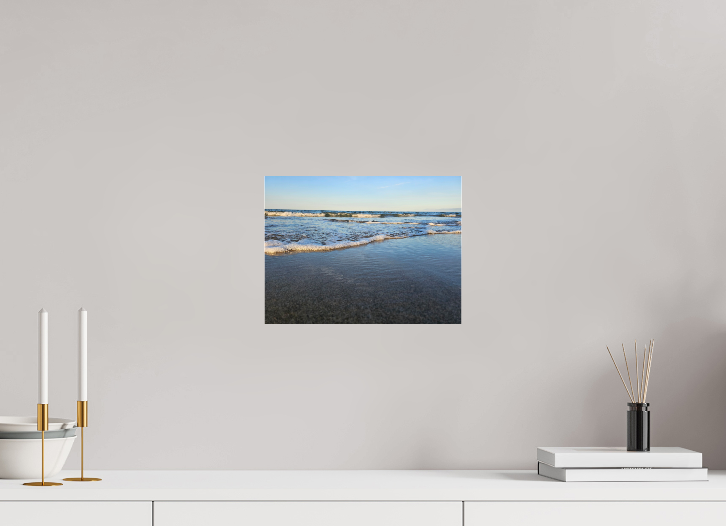 12 x 9″, Photo Print Under Acrylic Glass The Quiet Shore