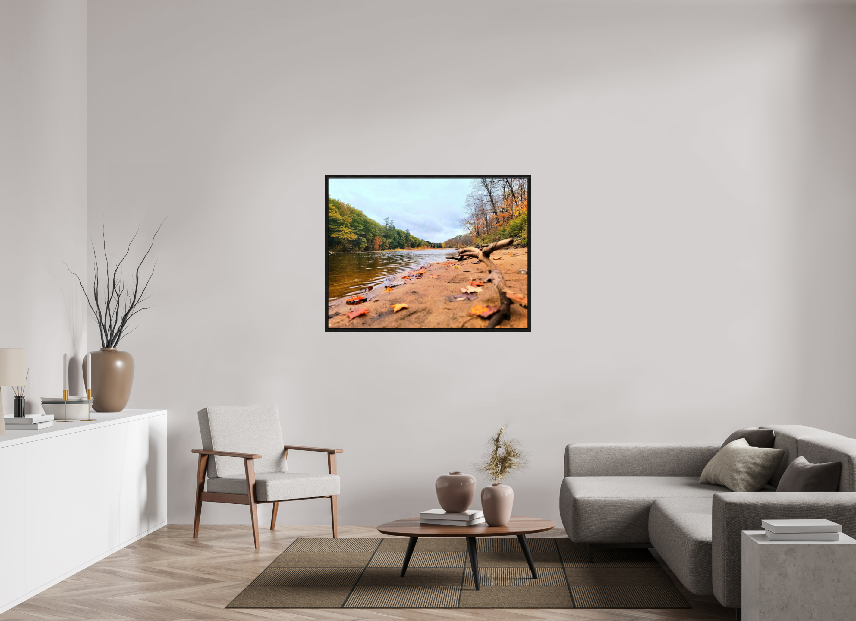 48 x 36″, Floater Frame The Rivers Resting Place