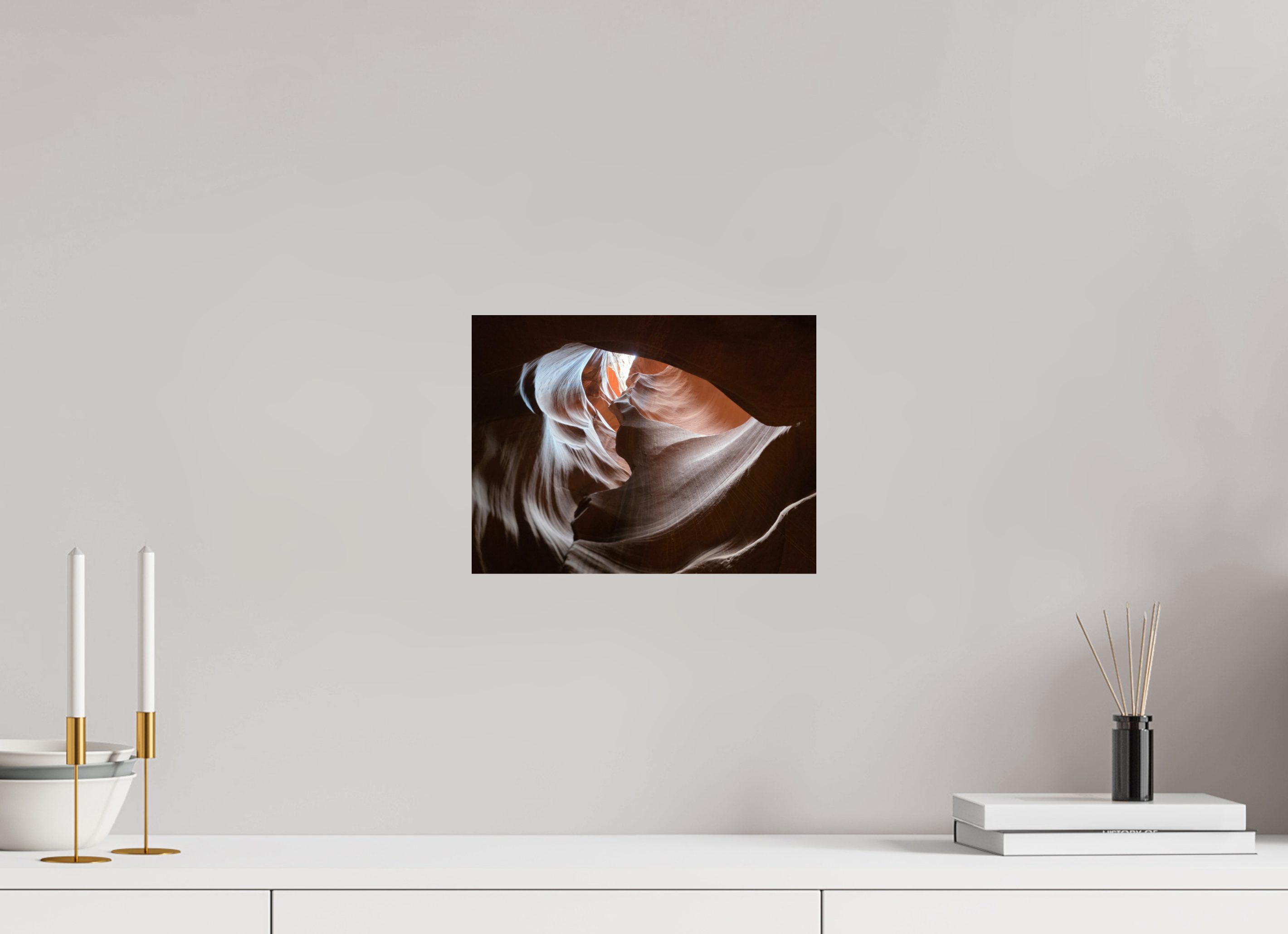 12 x 9″, Photo Print On Fuji Crystal DP II The Hidden Heart of Antelope Canyon