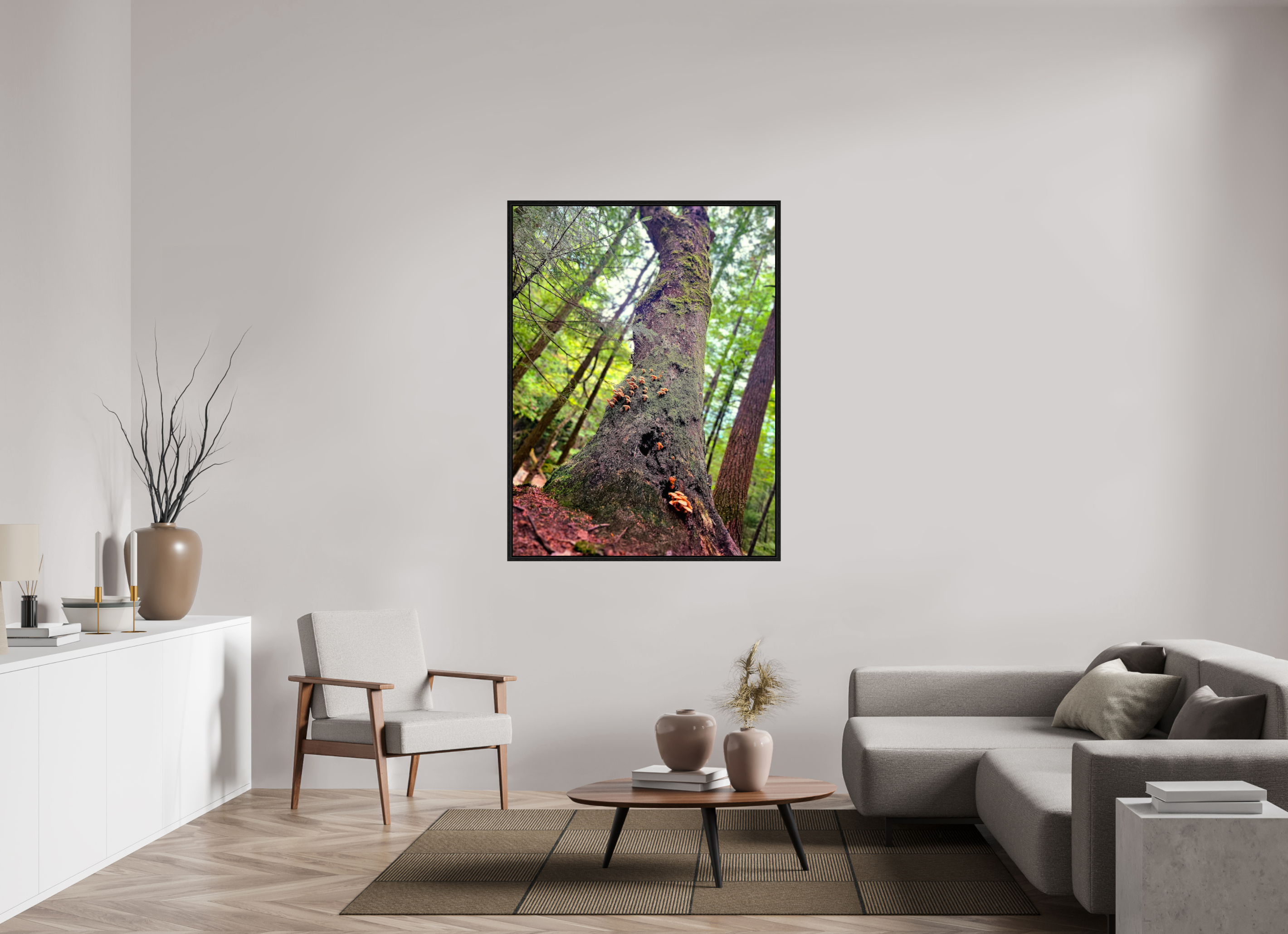 42 x 56″, Floater Frame Don't Eat The Forest Snacks