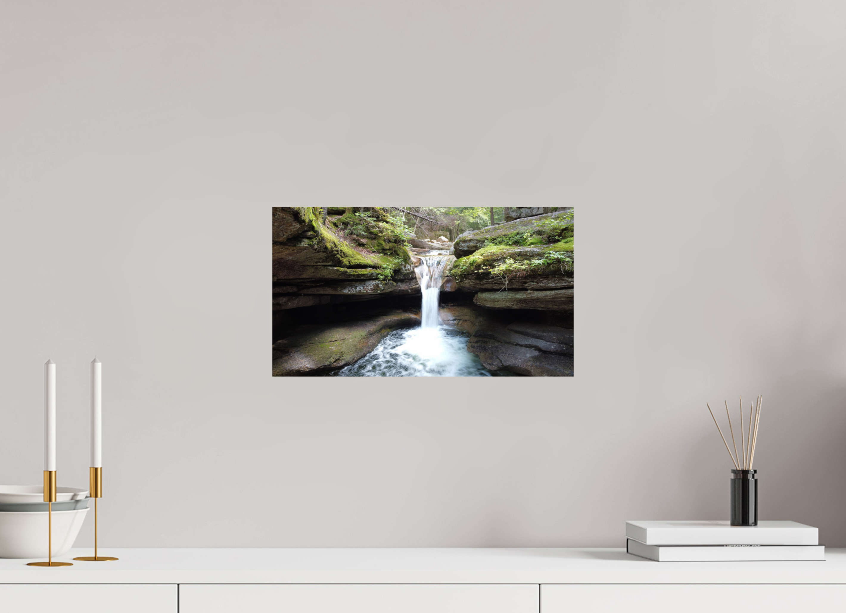 16 x 9″, Photo Print On Fuji Crystal DP II The Eternal Waterfall