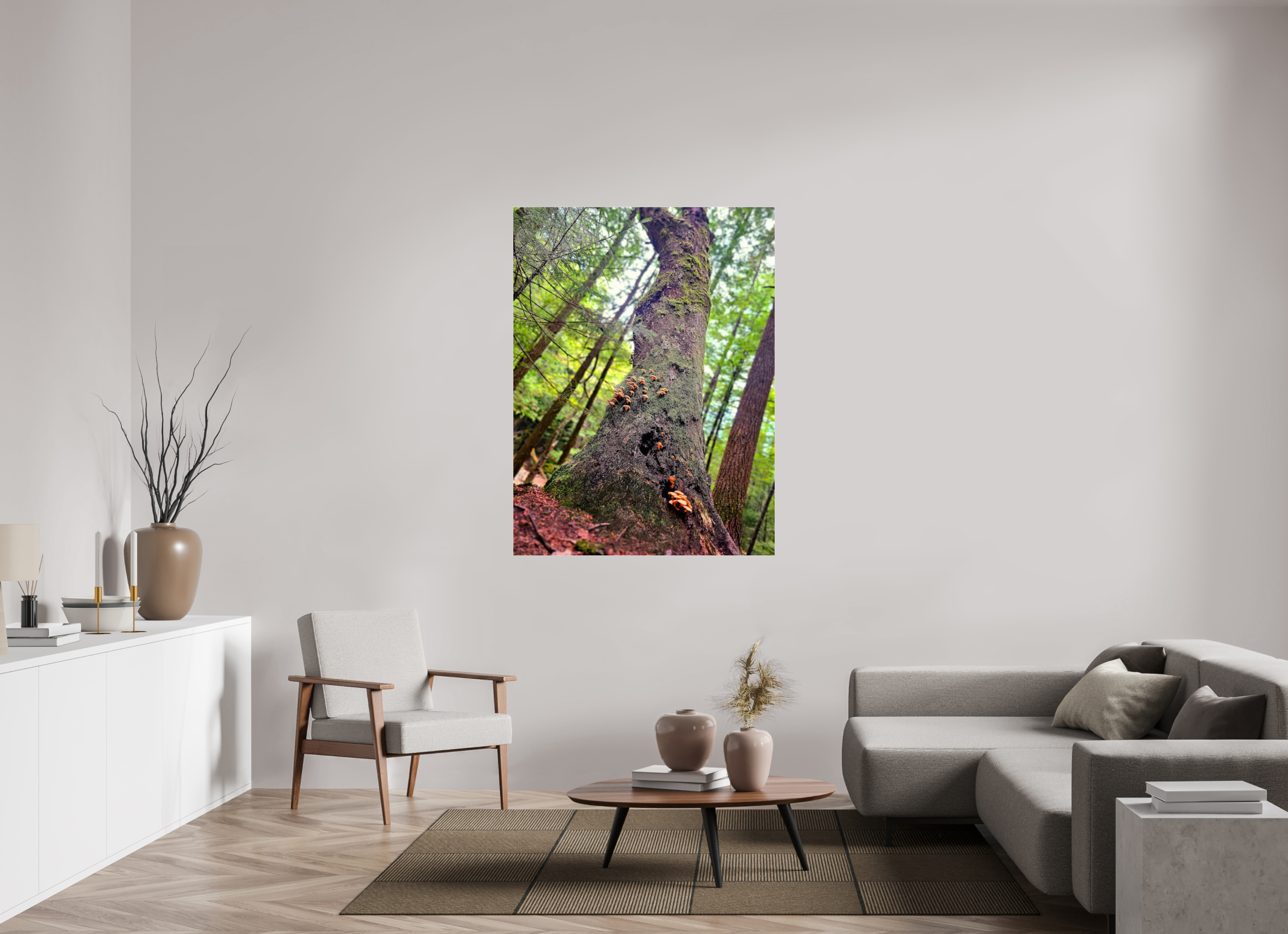 42 x 56″, Photo Print Under Acrylic Glass Don't Eat The Forest Snacks