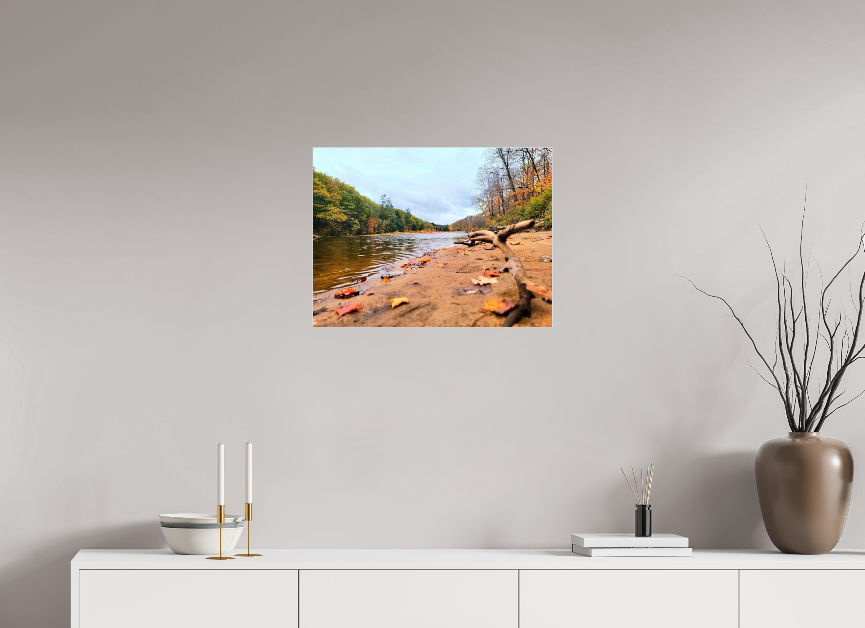 24 x 18″, Photo Print Under Acrylic Glass The Rivers Resting Place