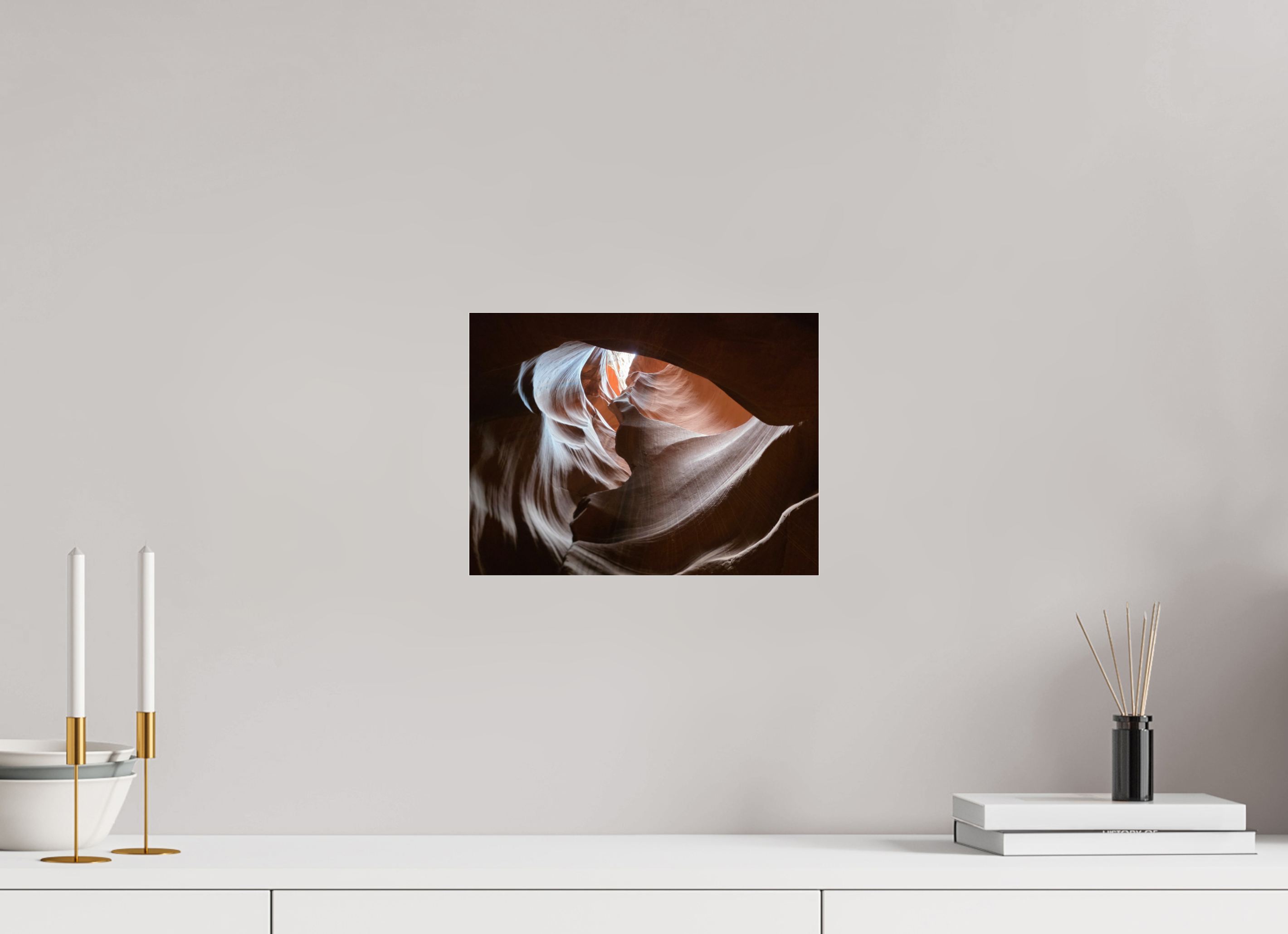12 x 9″, Photo Print Under Acrylic Glass The Hidden Heart of Antelope Canyon