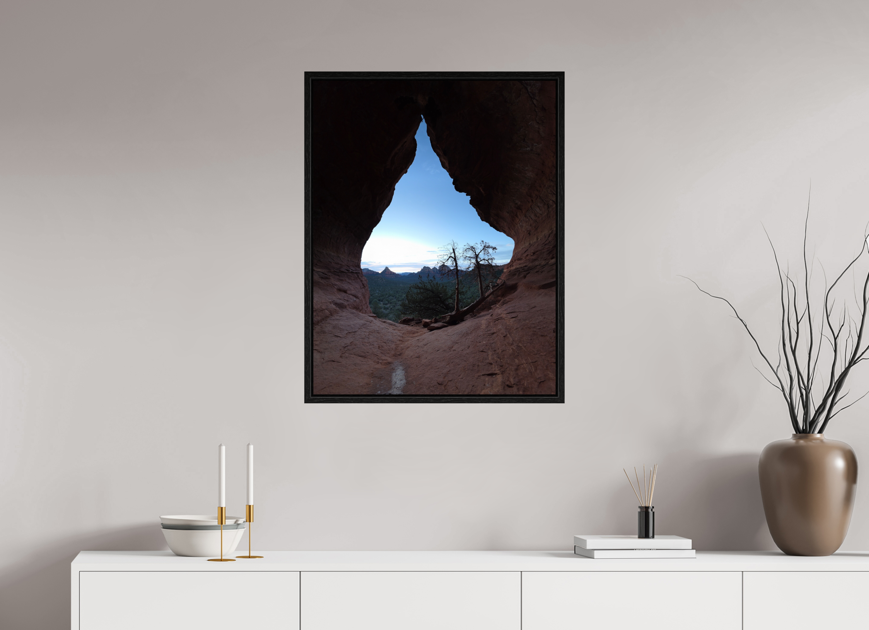 24 x 31.1″, Floater Frame Where Light Is Born